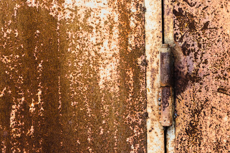 rusty metal texture background, old metal hinge