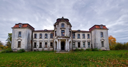 The ancient manor in Belarusのeditorial素材