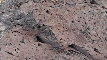Close up of the surface of the rock. Natural stone background.の写真素材