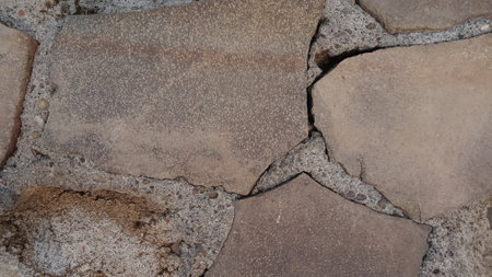 Background of stone wall texture. Abstract background of stone wall texture.の写真素材