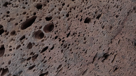 Close-up of the surface of the rock. Natural background.の写真素材