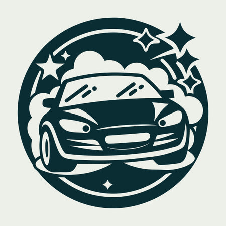Professional Vector Template for Car Wash Business Logo Designsのイラスト素材