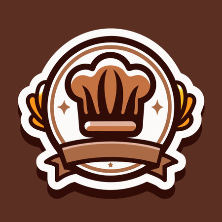 Sketch Style Cooking Logo Lettering for The Letter Bのイラスト素材