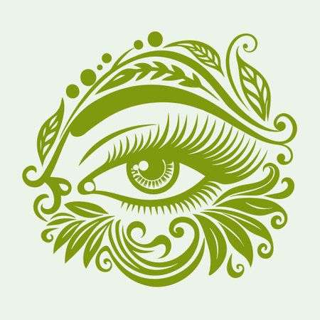 Eyelash Extension Logo Vector for Beauty and Glamorous Appealのイラスト素材