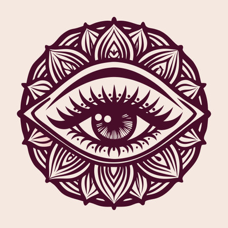 Eyelash Extension Logo with Intricate Vector Illustration and Realistic Accentsのイラスト素材