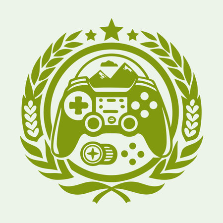 Vector Illustration of a Gaming Controller: The Ultimate Guide to Gaming Excellenceのイラスト素材