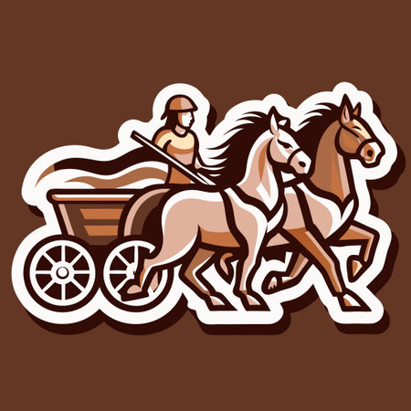 Majestic Gladiator in Chariot Racing the Battlefield of Ancient Romeのイラスト素材