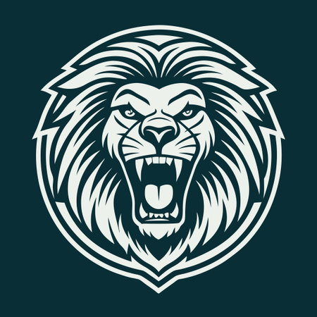 Majestic Roaring Lion Logo Design with Striking Impact
