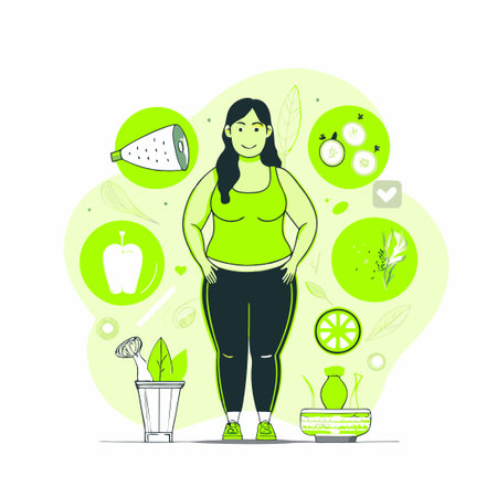 Depiction of Anorexia: A Conceptual Visualization of an Eating Disorderのイラスト素材