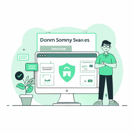 Ultimate Protection for Your Online Presence: The Guide to Domain Securityのイラスト素材