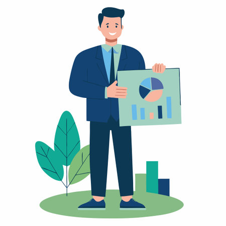 **Cartoon Character B Posing in a Dynamic Pose from 2024**のイラスト素材