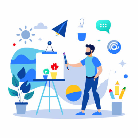 Cartoon Character of Letter C Vector Illustrationのイラスト素材