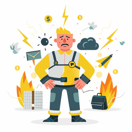 Cartoon Character of Cat Illustrates Calendar Date for October 4th, 2024のイラスト素材