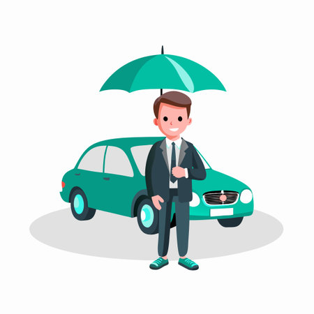 Cartoon Character from the Futuristic Year 2024のイラスト素材