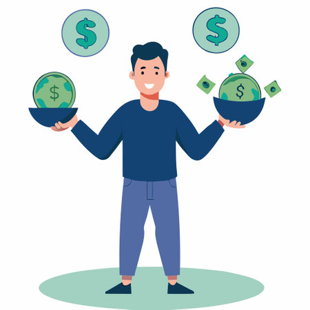 Cartoon Character of C for C 2024 Campaignのイラスト素材