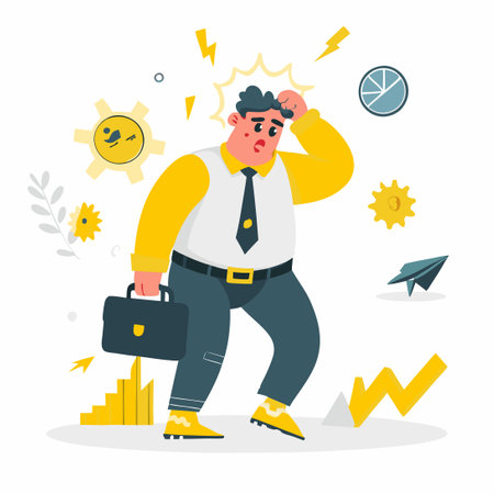 Whimsical Vector Character from the 2024 Animated Seriesのイラスト素材