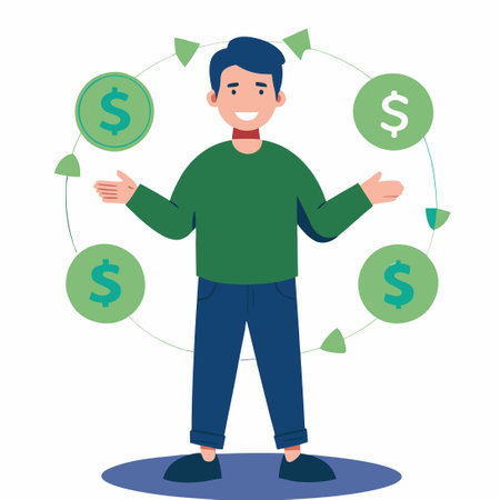 Amusing Cartoon Character of the Letter C in Vector Formatのイラスト素材