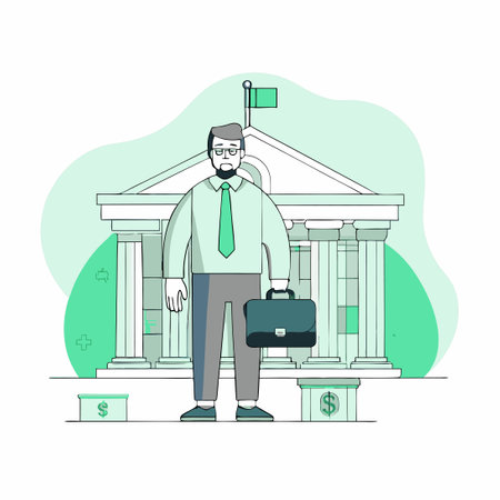 Animated Vector Cartoon Character of the Letter Pのイラスト素材