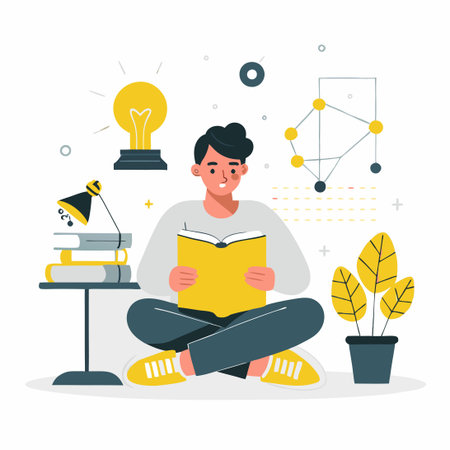 Illustrated Concept of the Learning Process: Understanding, Application, and Retention