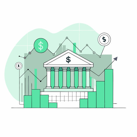 Illustrative Graph Depicting Stock Market Investment Trading Patterns and Trendsのイラスト素材