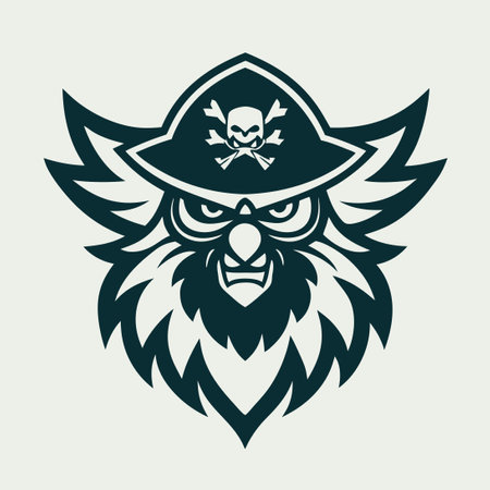 Vector Logo Portraying an Eagle as a Bold and Adventurous Symbolのイラスト素材