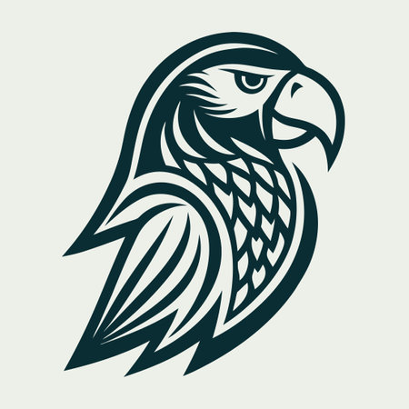 Vibrant Parrot Home Pet Vector Illustration in Stockのイラスト素材