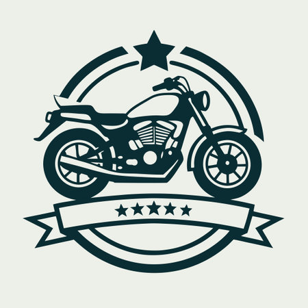 Detailed Vector Bike Logo Design for Outdoor Sports Enthusiastsのイラスト素材