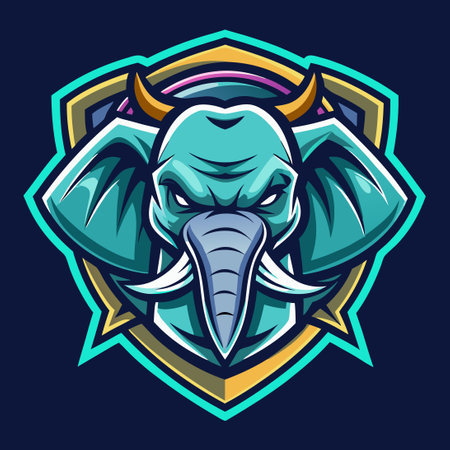 The Official Logo of Elephant Esports in High Qualityのイラスト素材