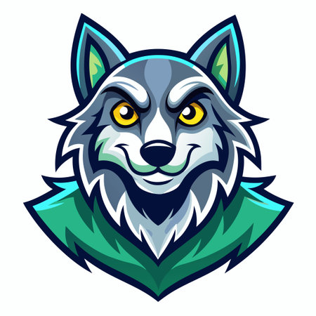 Fierce and Majestic Wolf Mascot Logo: An Emblem of Strength and Leadership