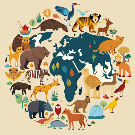 A Majestic Gathering of Animals from Around the World