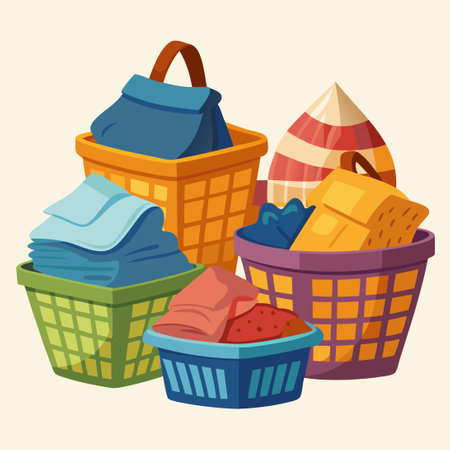 Intricate Wicker Collection Isolated on Transparent Background, Perfect for Cutout Projectsのイラスト素材