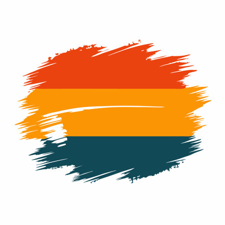 Grunge Paintbrush Strokes Vector Templates for Artistic Designsのイラスト素材