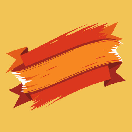 Abstract Brush Stroke Background in Vibrant Huesのイラスト素材