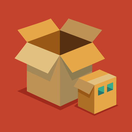 Unboxing Cardboard Carton with Packaging Material Revealed