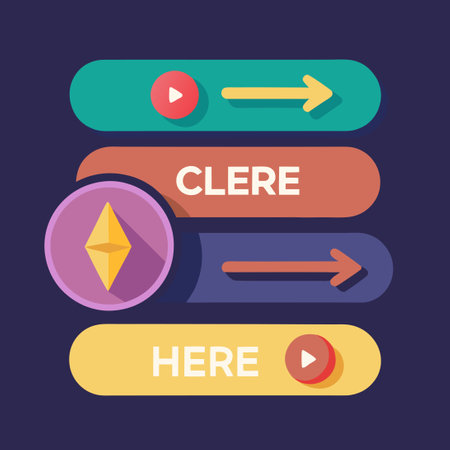 Versatile Clickable Buttons for Website Actions: Set of 14 Engaging Buttonsのイラスト素材