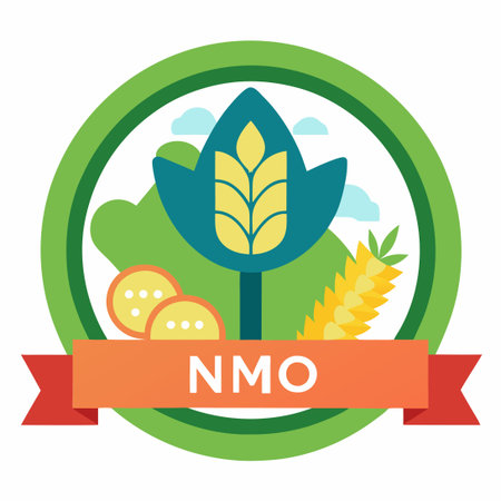 GMO-Free Icon Labels for Products Ensuring Healthy Choices and Transparencyのイラスト素材