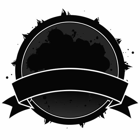 Extensive Assortment of Grunge Circles in Various Sizes for Artistic Designsのイラスト素材