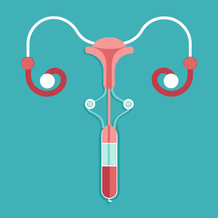 Close-up View of an Intrauterine Device (IUD) for Birth Controlのイラスト素材
