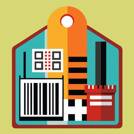 Comprehensive Industrial Barcode and QR Code Labeling Set for Enhanced Asset Management