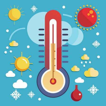 Thermometer Accurately Measures Extreme Hot or Cold Temperatures in Celsius Units