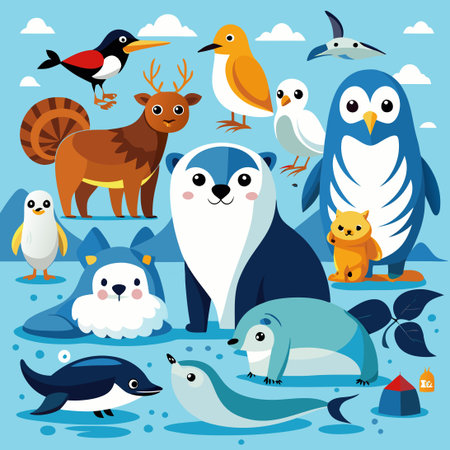 Arctic and Antarctic Animal Adventure: Penguins in Their Frozen Realm (6)