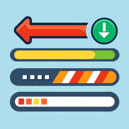 Extensive Collection of Downloadable Loading Bar Icon Sets in Different Styles and Colors