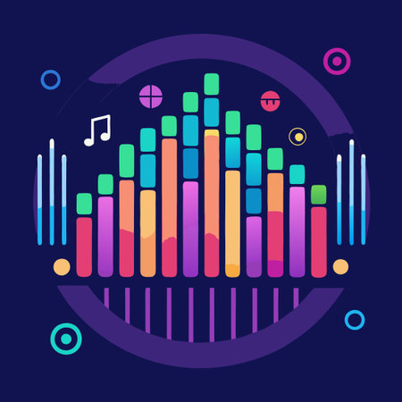 Modern Sound Equalizer Radio Waves: Enhancing Audio with Style and Precision