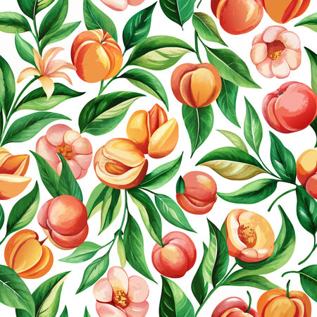 Hand-Drawn Floral Tapestry: A Seamless Pattern of Delicate Blooms