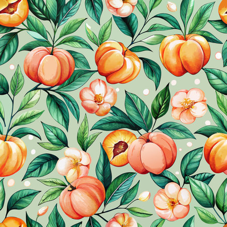 Hand-Drawn Floral Symphony Adorned in Seamless Elegance