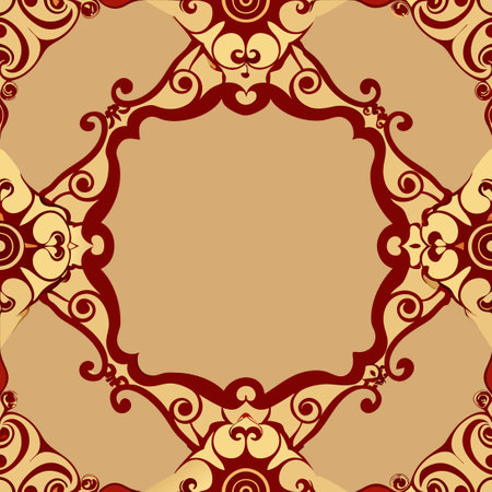Intricate Ornamental Vintage Frame from a Bygone Eraのイラスト素材