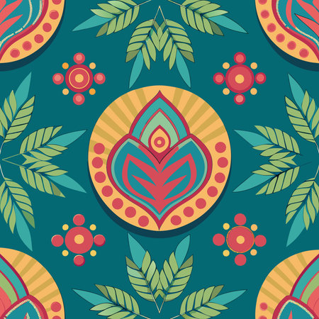 Abstract Colorful Geometric Pattern Background for Desktop