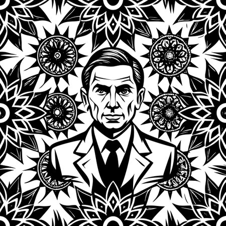 Seamlessly Patterned Organic Motifs by Turing Vector Technologyのイラスト素材