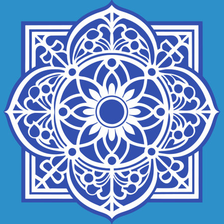 Precise Laser Cutting Template for Intricate Designs and Projectsのイラスト素材