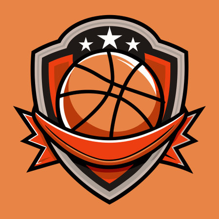 Create Your Own Basketball Club Logo with Our Online Template Makerのイラスト素材